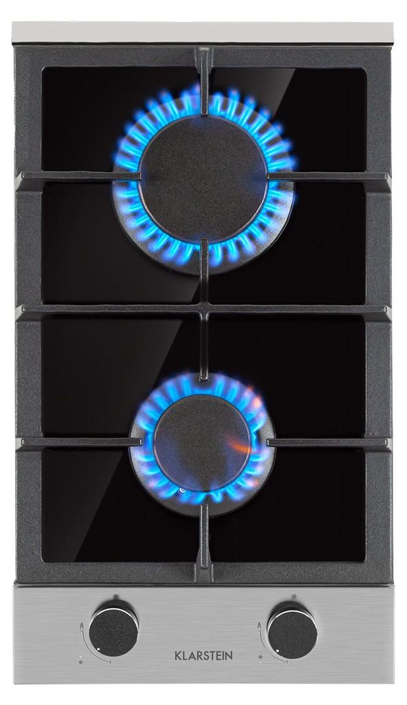 Klarstein Plynový varič 2-horákový, 4000 W vstavaný plynový Obrázok produktu 