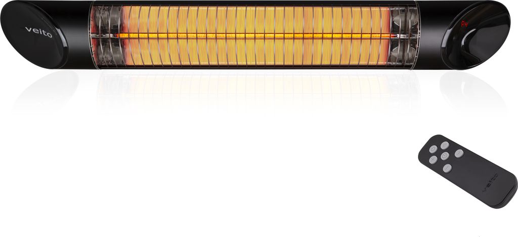 Veito Blade S Infrarot-Heizstrahler - 2500W, IP55, Carbon-Technologie, 3 Heizstufen