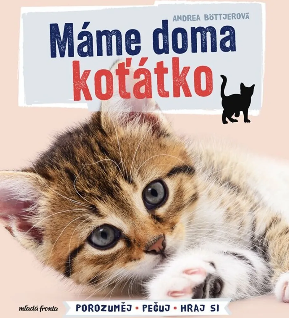 Livre Máme doma koťátko par Andrea Böttjer - Guide chaton illustré