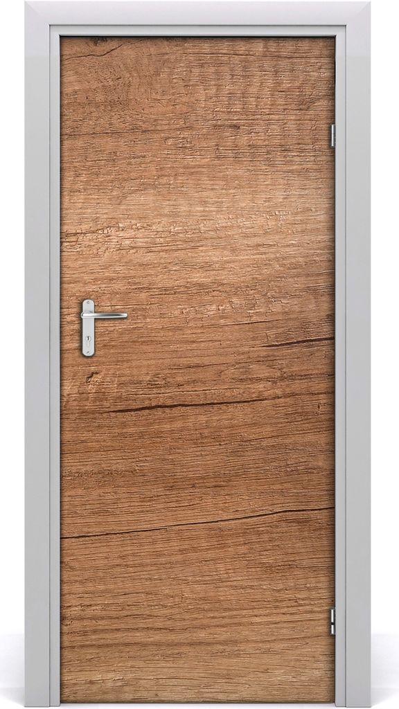 Tulup Türaufkleber 85x205 cm Dekorative Aufkleber Selbstklebend Wasserdichte Tapete Abnehmbar Schlafzimmer Wohnzimmer Wohnkultur - Holzuntergrund