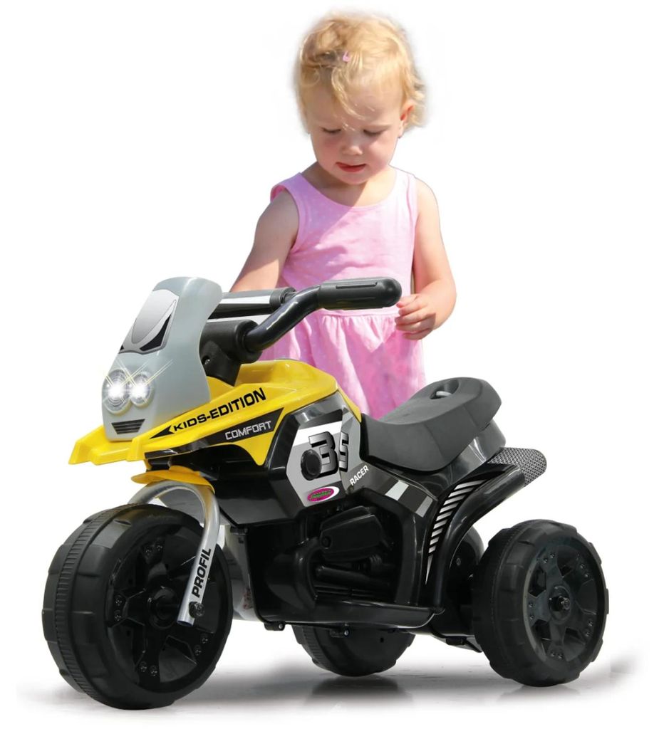 Jamara Ride-On E-Trike Racer gelb ,460226 Produktbild 