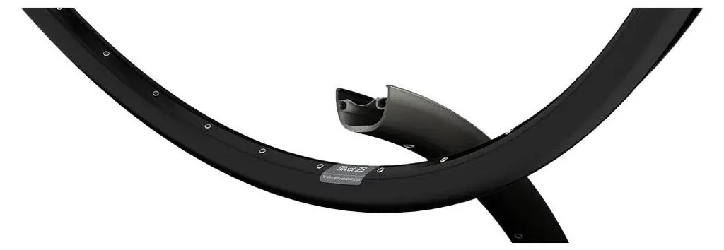 Jante Aluminium Ryde Rival 23 584-23 Double Paroi 32 Trous Noir Disc
