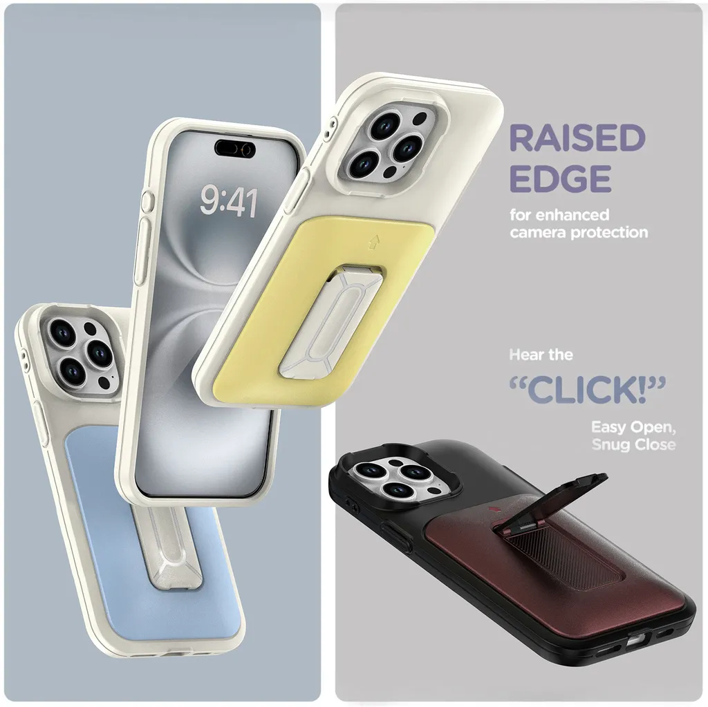 SORAKA Custodia per iPhone 15 con portacarte Portafoglio Custodia