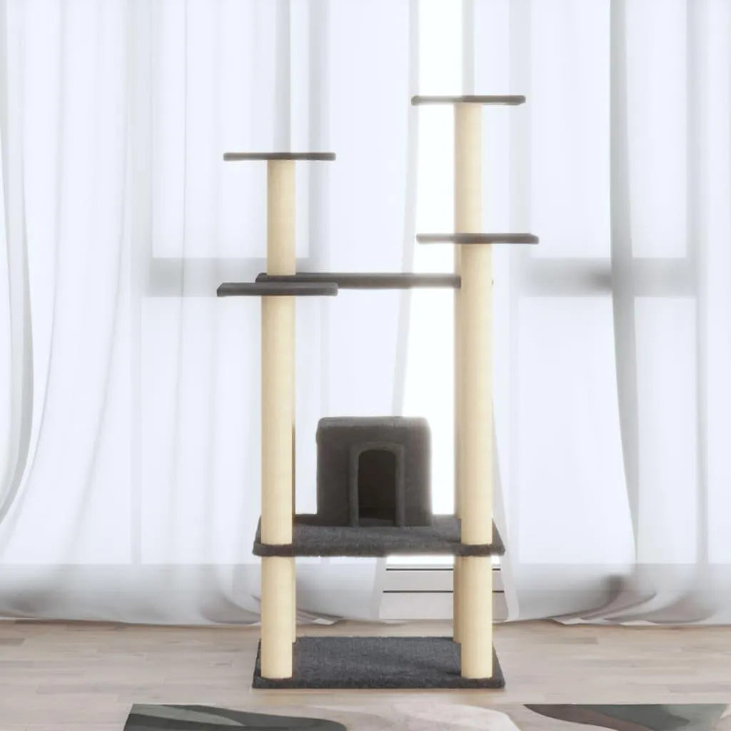 Recensione Graffiatoio vidaXL 110 cm | Sisal e Peluche Grigio Chiaro - 10