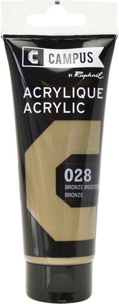 Acrylfarbe 100 ml - Schillernde Bronze Nr. 028