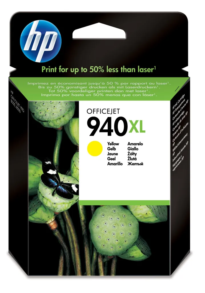 Cartouche Imprimante HP 940XL Jaune Idéale pour Rapports et Graphiques