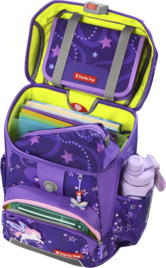 Sac d'école ultra léger Step by Step Cloud Pegasus avec dos réglable