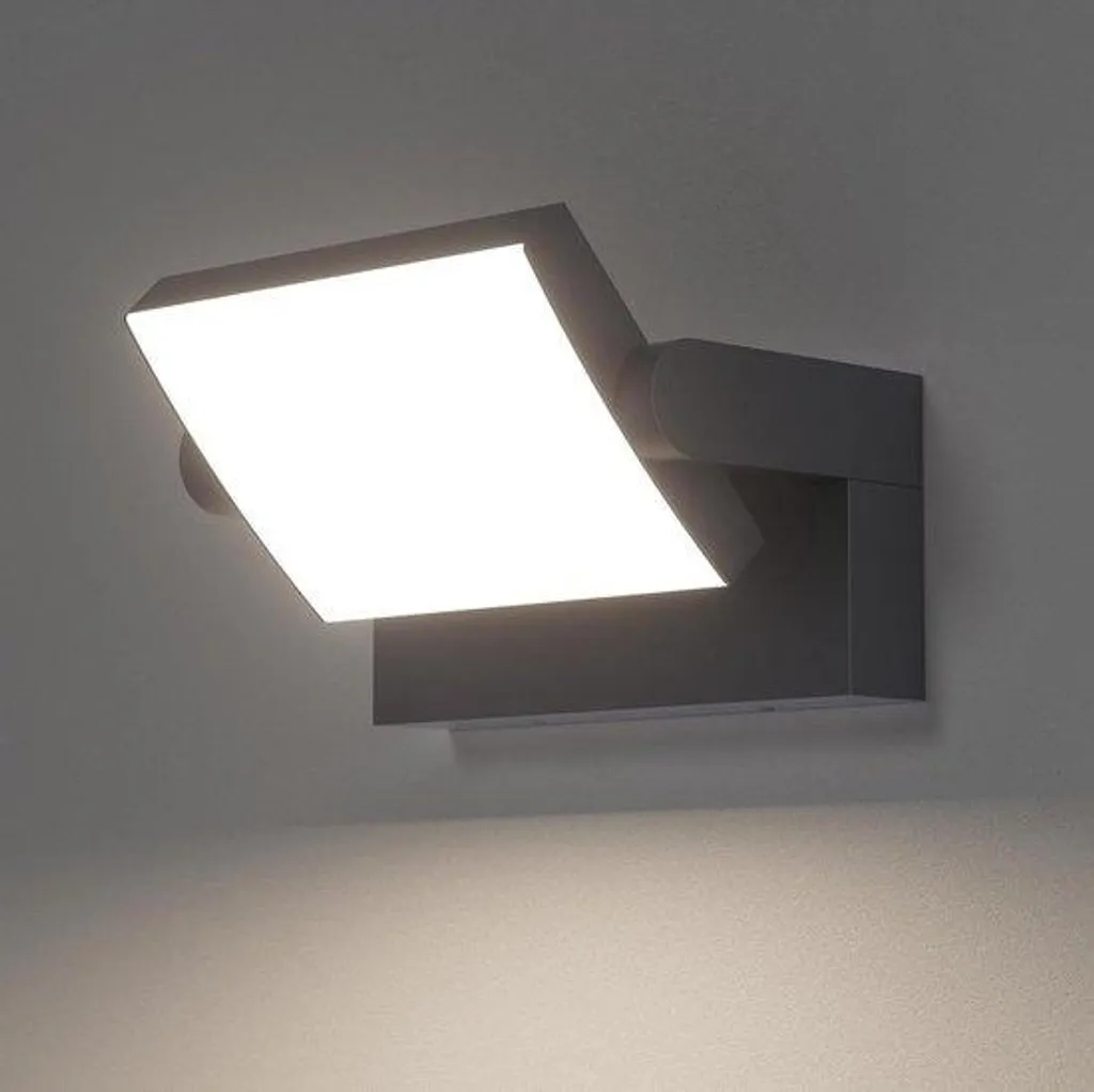 Éclairage LED 24W Étanche pour Terrasse et Garage - Ampoule Grise IP65