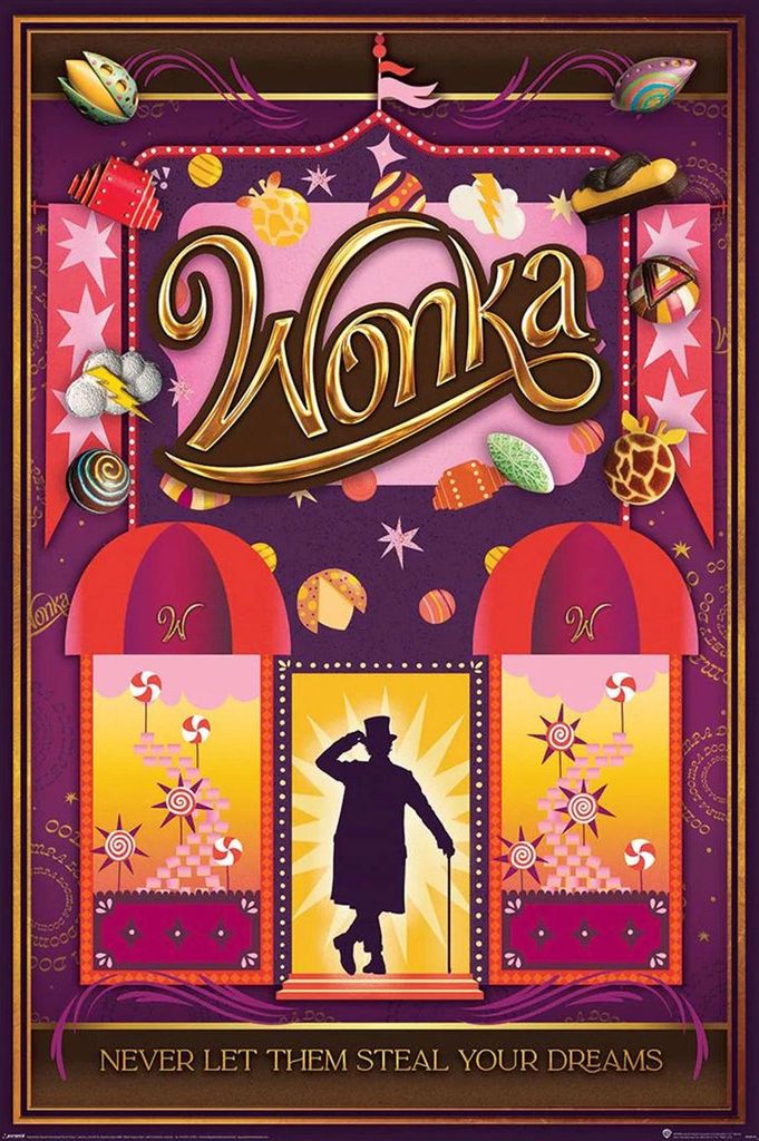 Wonka Poster Never let them steal your Dreams Produktbild 