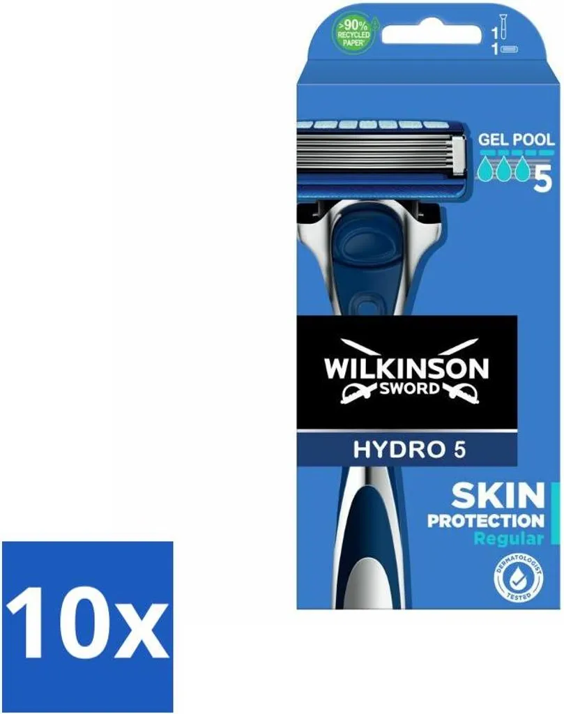 Wilkinson Hydro 5 Skin Protection 10 Lame Ricambio - Comfort Assoluto