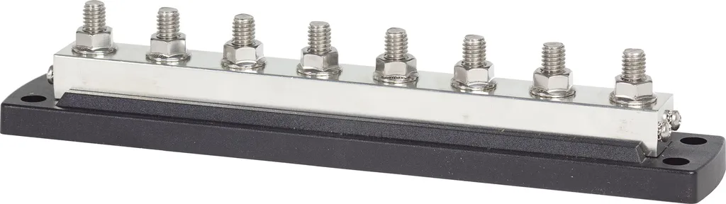 BSS Rail d'alimentation 3/8'' 600A 8 voies pour distribution marine