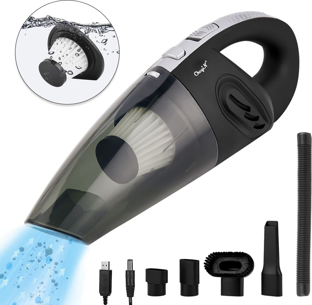 CkeyiN 120W Akku-Handstaubsauger für Auto und Räume, Produktbild 
