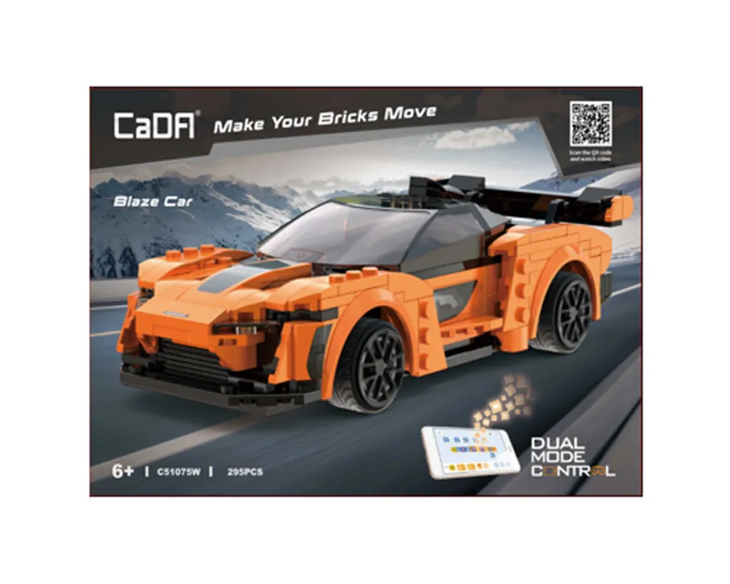 CaDA C51075W Blaze Car : Voiture de Course Télécommandée à Construire