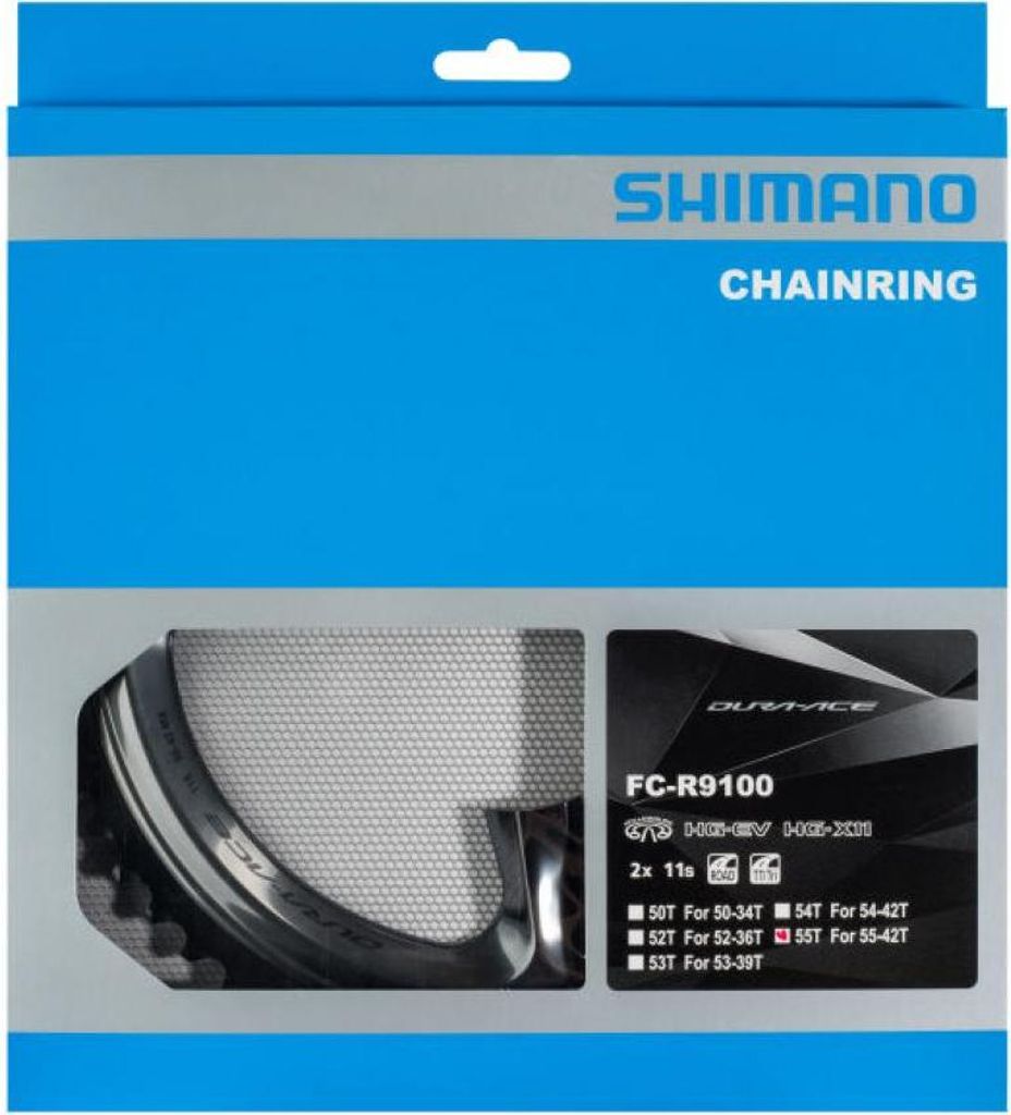 SHIMANO Kettenblatt DURA-ACE FC-R9100 55 Zähne - maximale Antriebssteifigkeit...