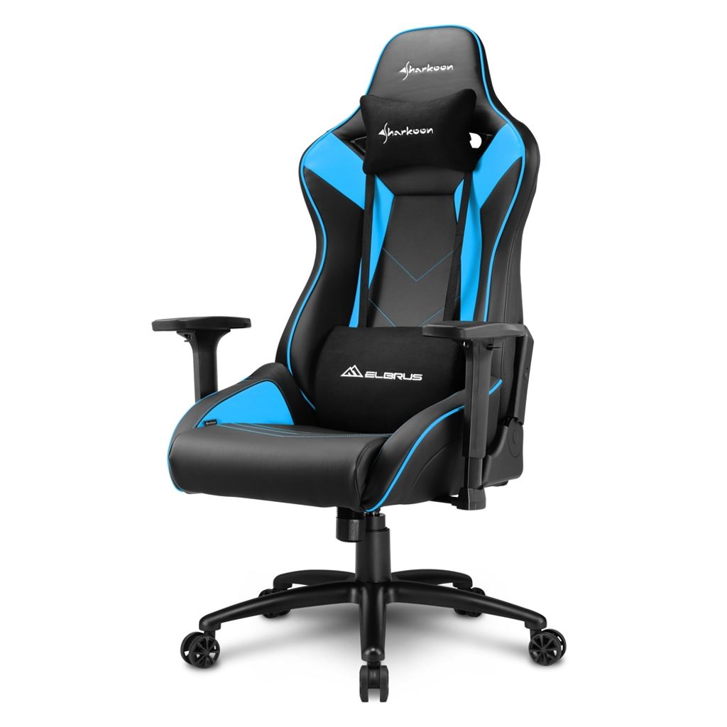 Sharkoon Elbrus 3 Gaming Seat 4044951027217, Gaming-Stuhl ,schwarz/blau