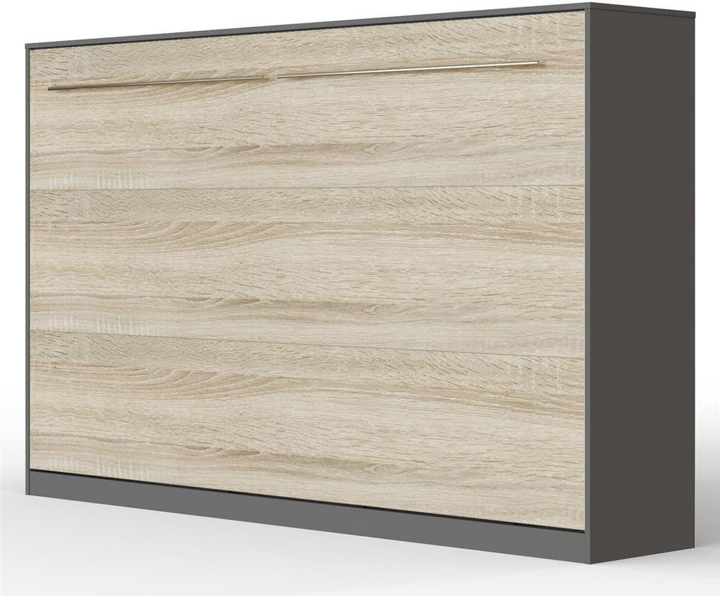 SMARTBett Standard Komfort Lattenrost 120x200 Horizontal Komfort Anthrazit/Eiche Sonoma