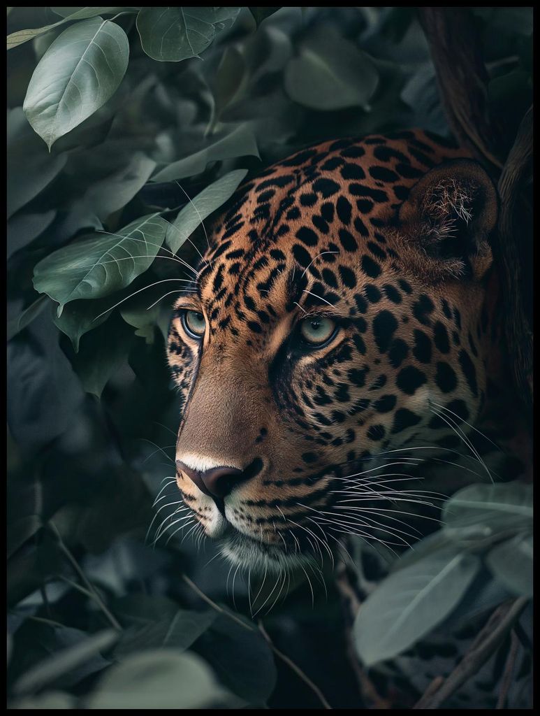 Plakat 75x100cm Im Schatten versteckt