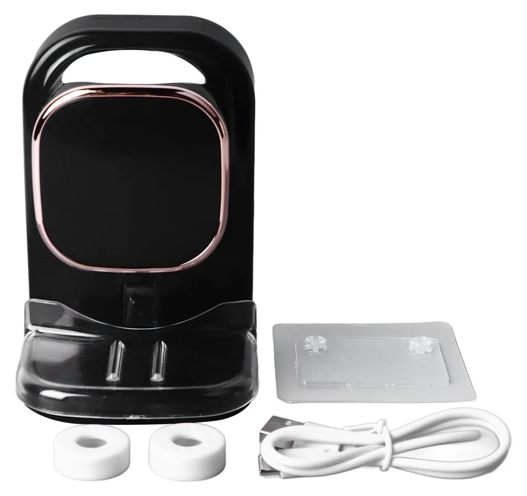Distributeur dentifrice automatique noir USB avec dosage de précision