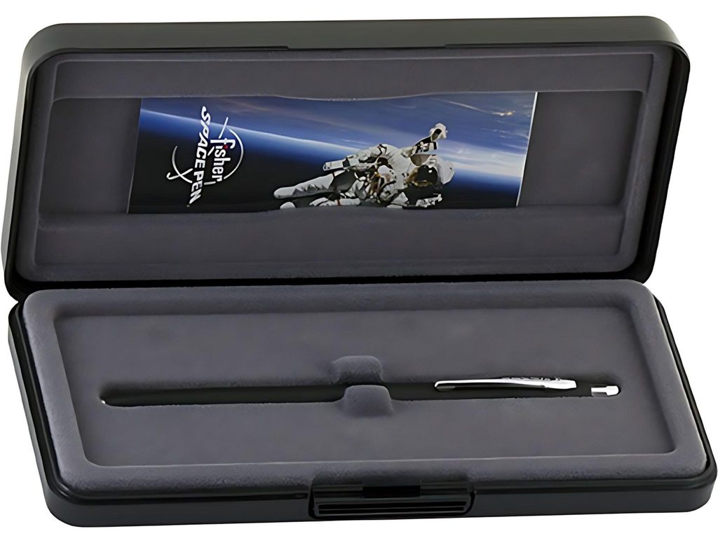 Fisher Space Pen Shuttle Pen matt schwarz / chrome im Etui