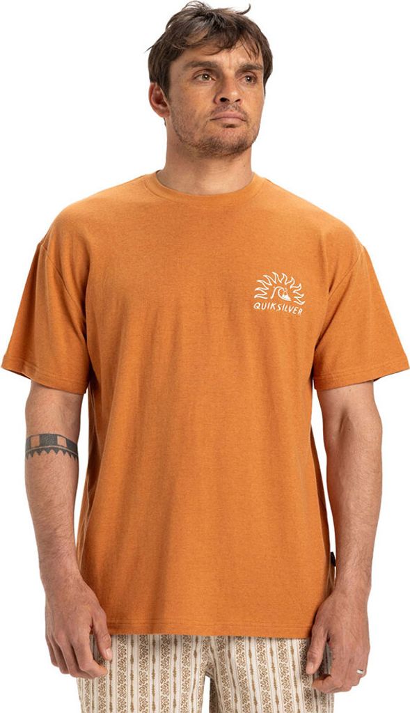 Quiksilver Cl Freedom Swell Kurzarm-t-shirt Orange M Mann Orange M