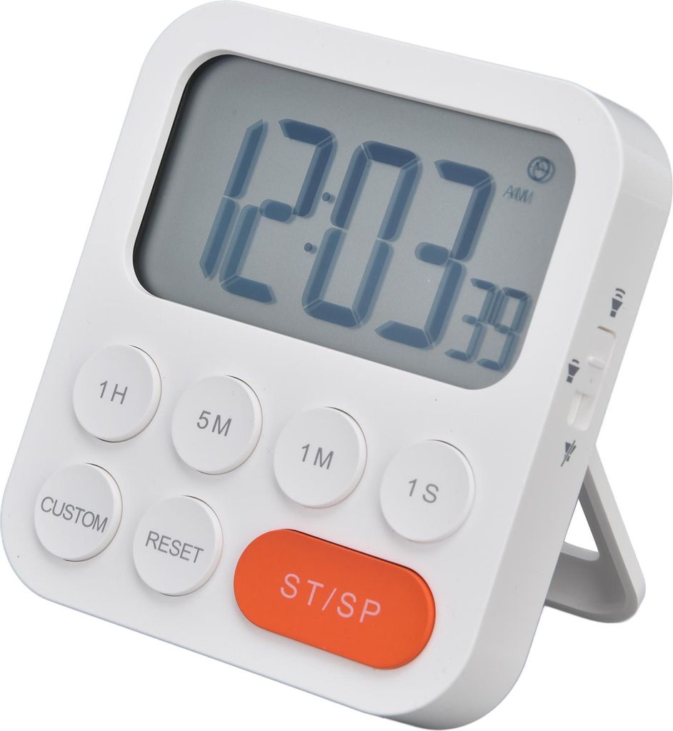 Digitaler Küchentimer 3-Gang einstellbar Magnetischer Countdown-Timer Kochen Studie Timer für Schlafzimmer