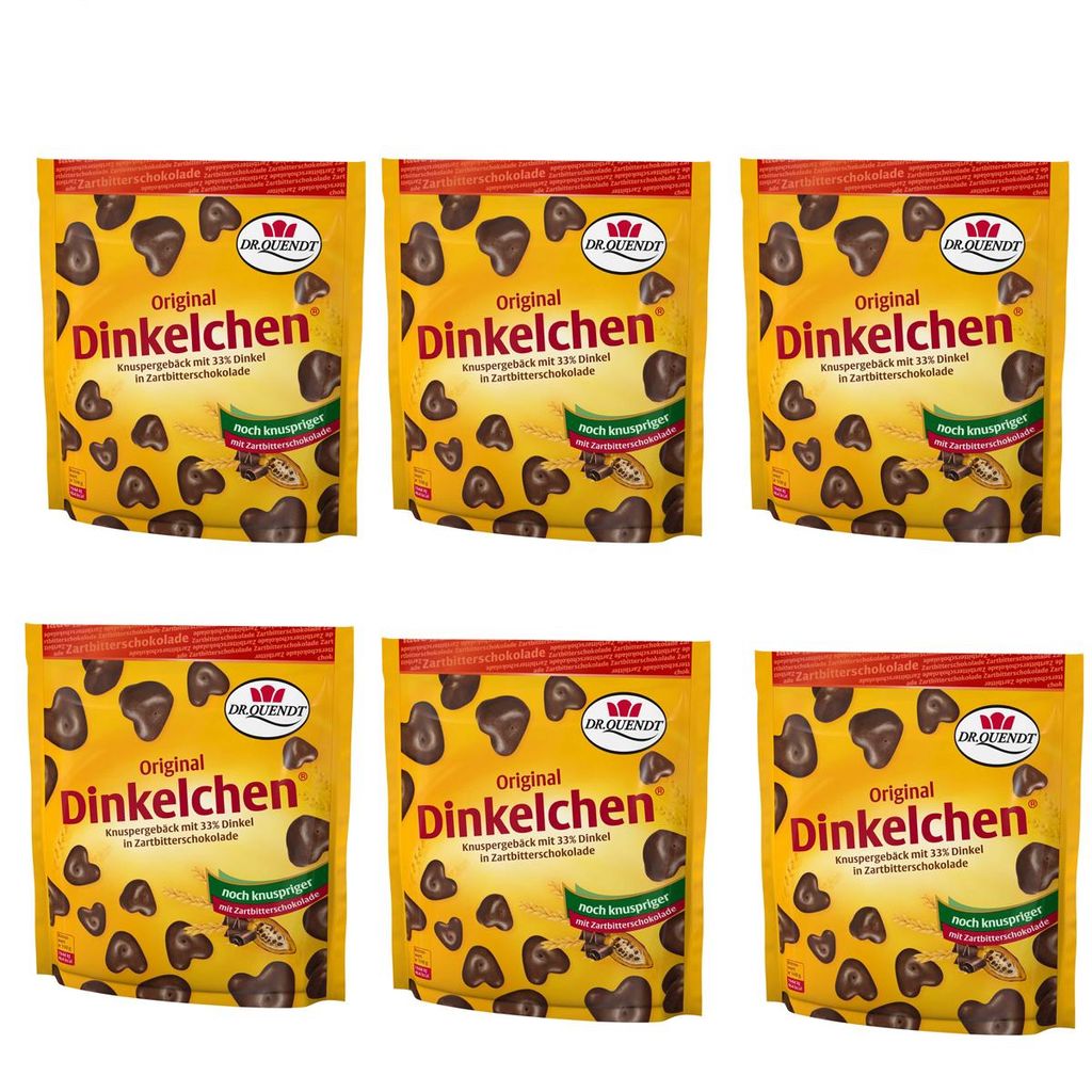 Dr Quendt Original Dinkelchen mit Zartbitterschokolade 85g Produktbild 