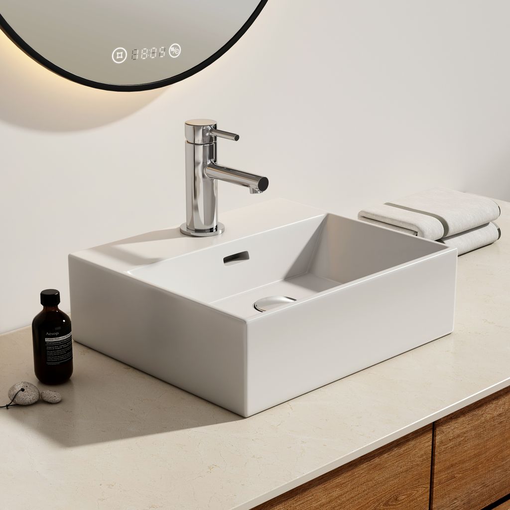 EMKE Keramik Waschbecken Aufsatzwaschbecken mit Produktbild 