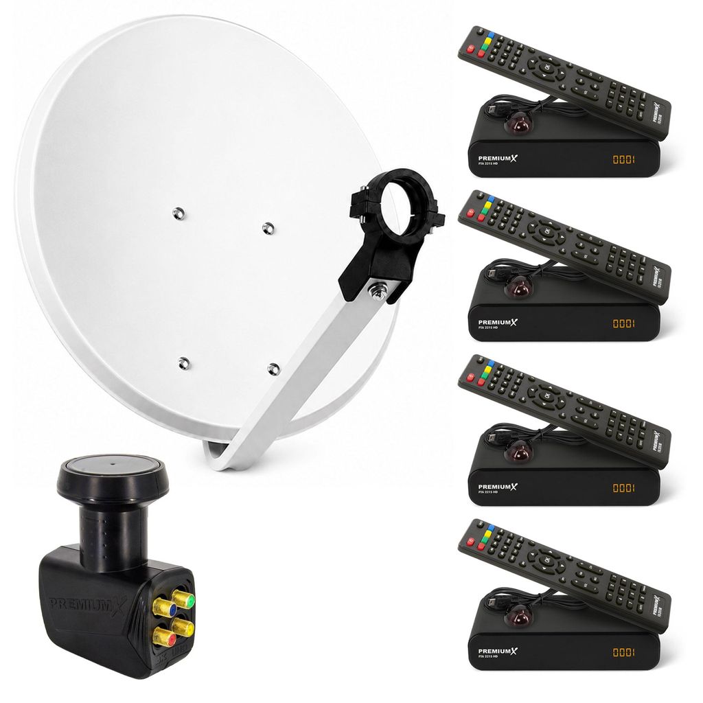 Zestaw satelitarny PremiumX: antena satelitarna 60 cm, Zdjęcie produktu 