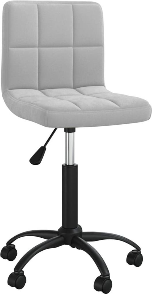 "2026 Moderne" Bürostuhl Drehbar Hellgrau Samt - Bürostühle CC346109