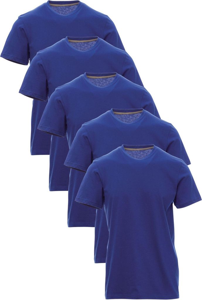 Mivaro Herren T-Shirt 5er Pack Basic Rundhals - Männer Tshirt 100% Baumwolle atmungsaktiv - kurzarm - Unterziehshirt - Regular Fit - bis Größe 5XL