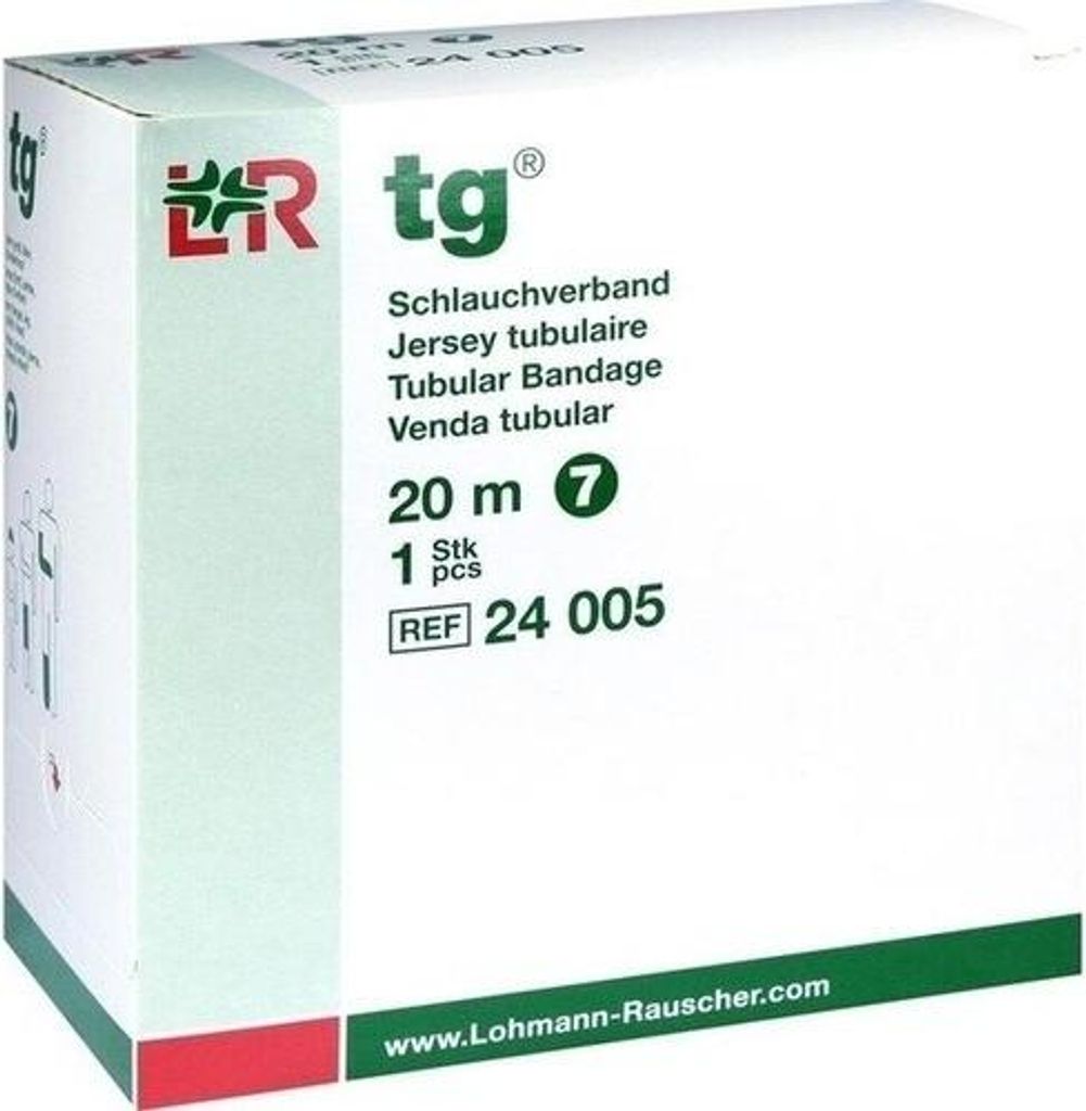 Bandaż rurowy TG rozmiar 7 20 m biały 1 szt Zdjęcie produktu 