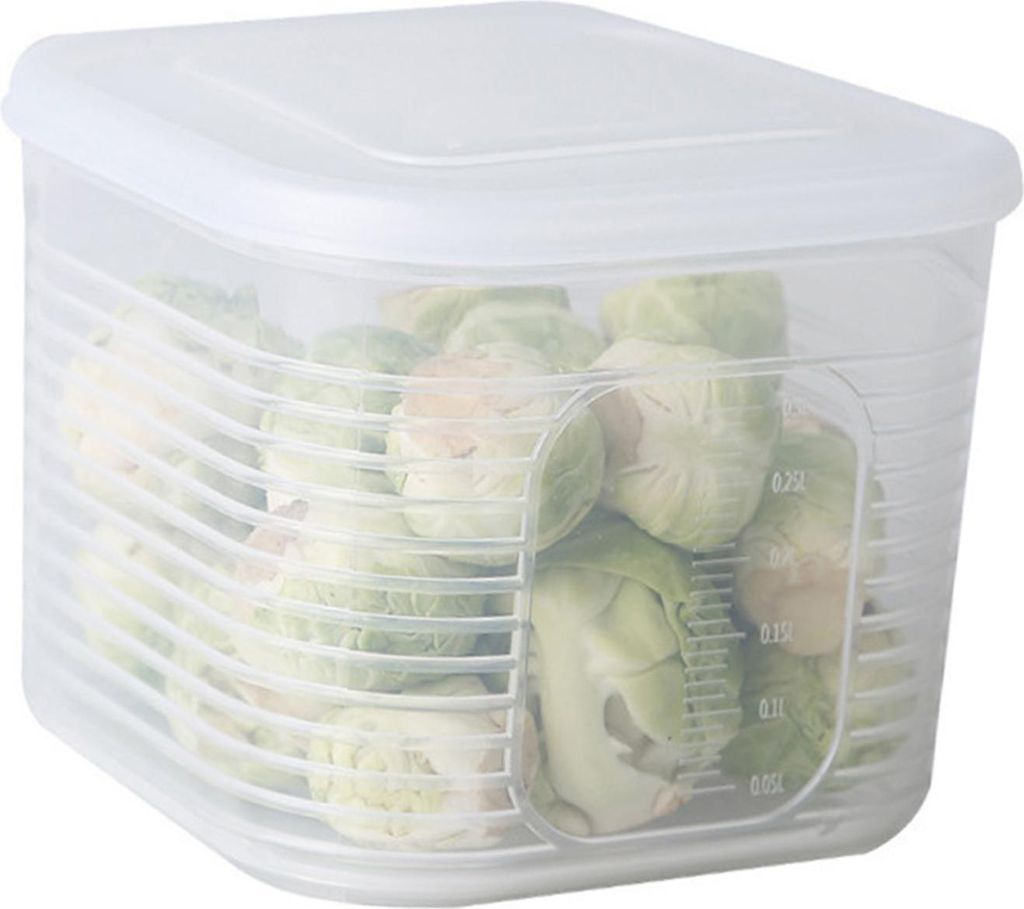 Aufbewahrungsbox für Zwiebeln, Ingwer und Knoblauch – Kühlschrank-Organizer, Lebensmittelkonservierung, Gemüsebehälter für die Küche