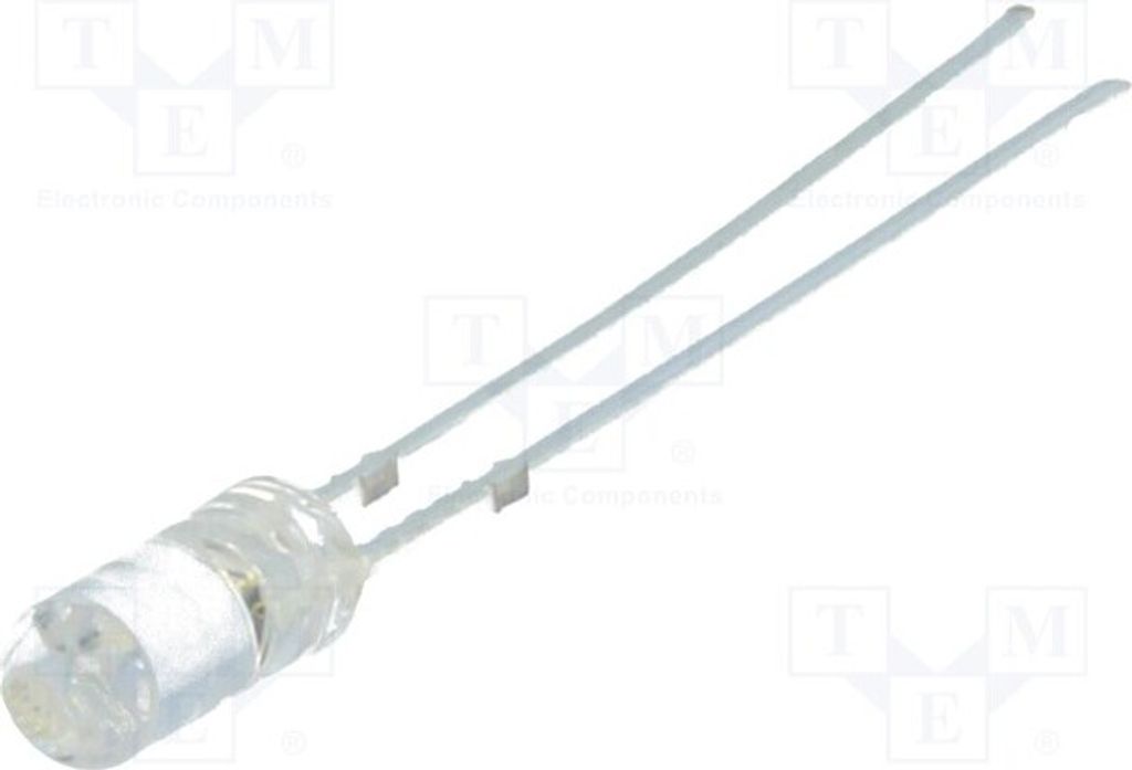 2x LED 110° 220÷330mcd blau 3mm OSB4YU39B1B LED Dioden THT 3mm
