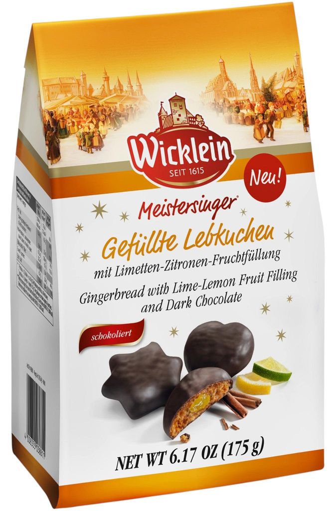Wicklein Meistersinger, pierniczki nadziewane, limonka, Zdjęcie produktu 