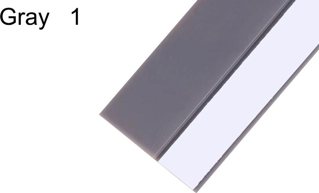 5m Silikon Selbstklebender Fenster Dichtungsband Türkantengeräuschisolierung Streifen-Grau 1