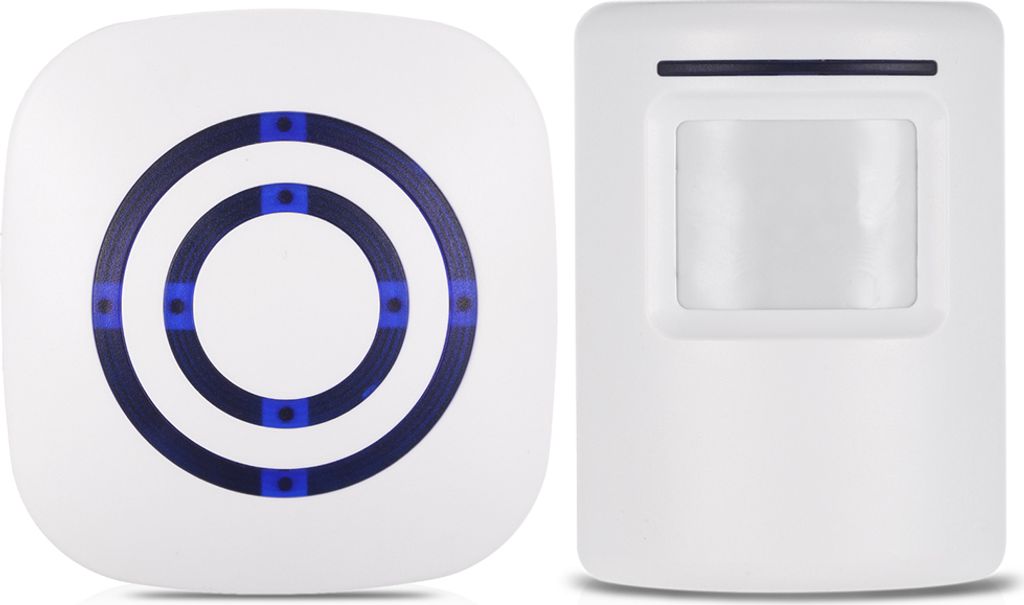 Wireless PIR Motion Sensor Tš¹rklingel 38 Chimes Lautst?rkeregelung Lange š¹bertragungsreichweite