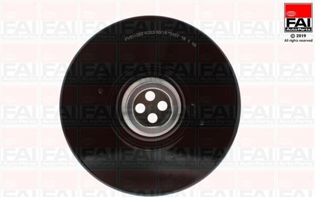 FAI AutoParts FVD1092 Riemenscheibe Kurbelwelle für BMW 3 Touring (E91) 167mm 6-Rippen