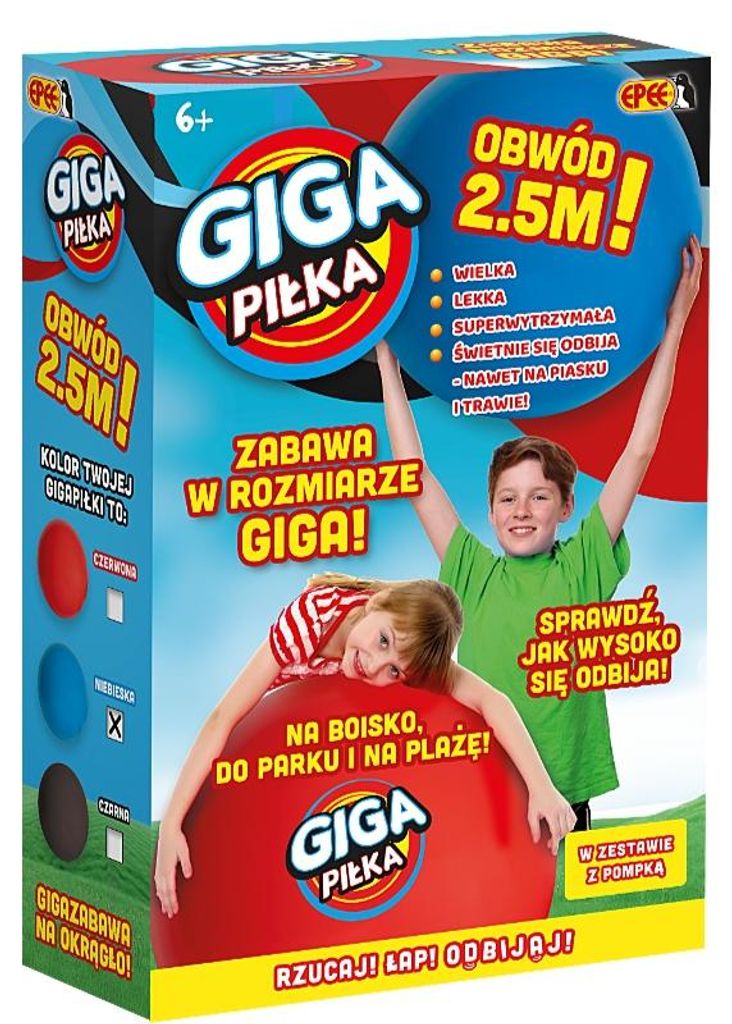 EPEE Gigball blau mit Pumpe EP60396 Produktbild 