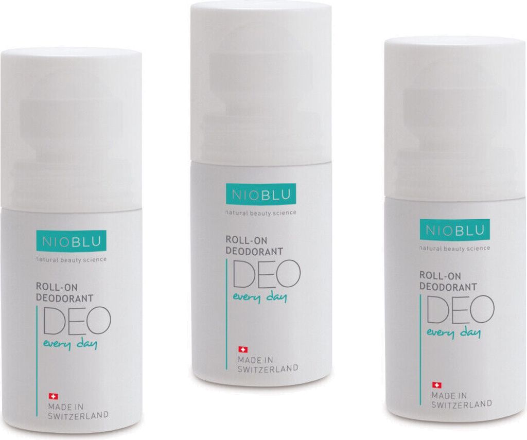 NIOBLU Deoroller Anti Perspirant 3er Set (3x50 ml)