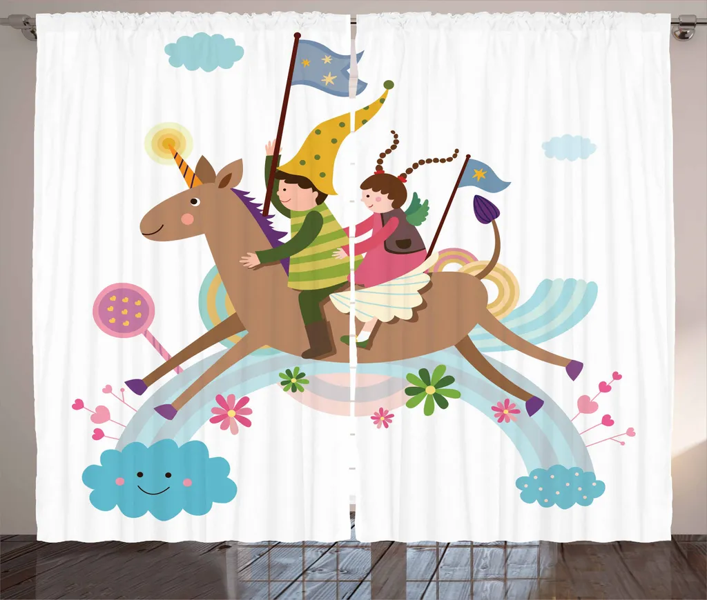 Tenda Cameretta e Soggiorno ABAKUHAUS Fairy Cartoon 280 x 245