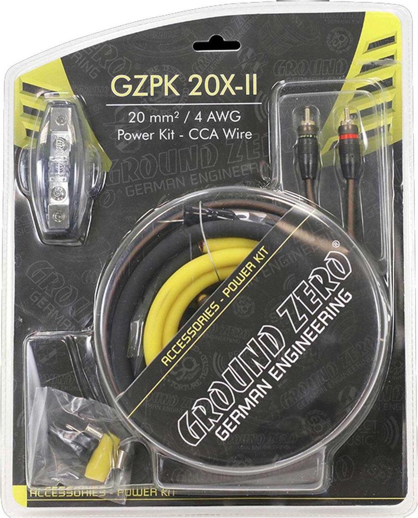 GROUND ZERO GZPK 20X-II | Sada kabelů 20 mm - Sada kabelů Obrázek produktu 