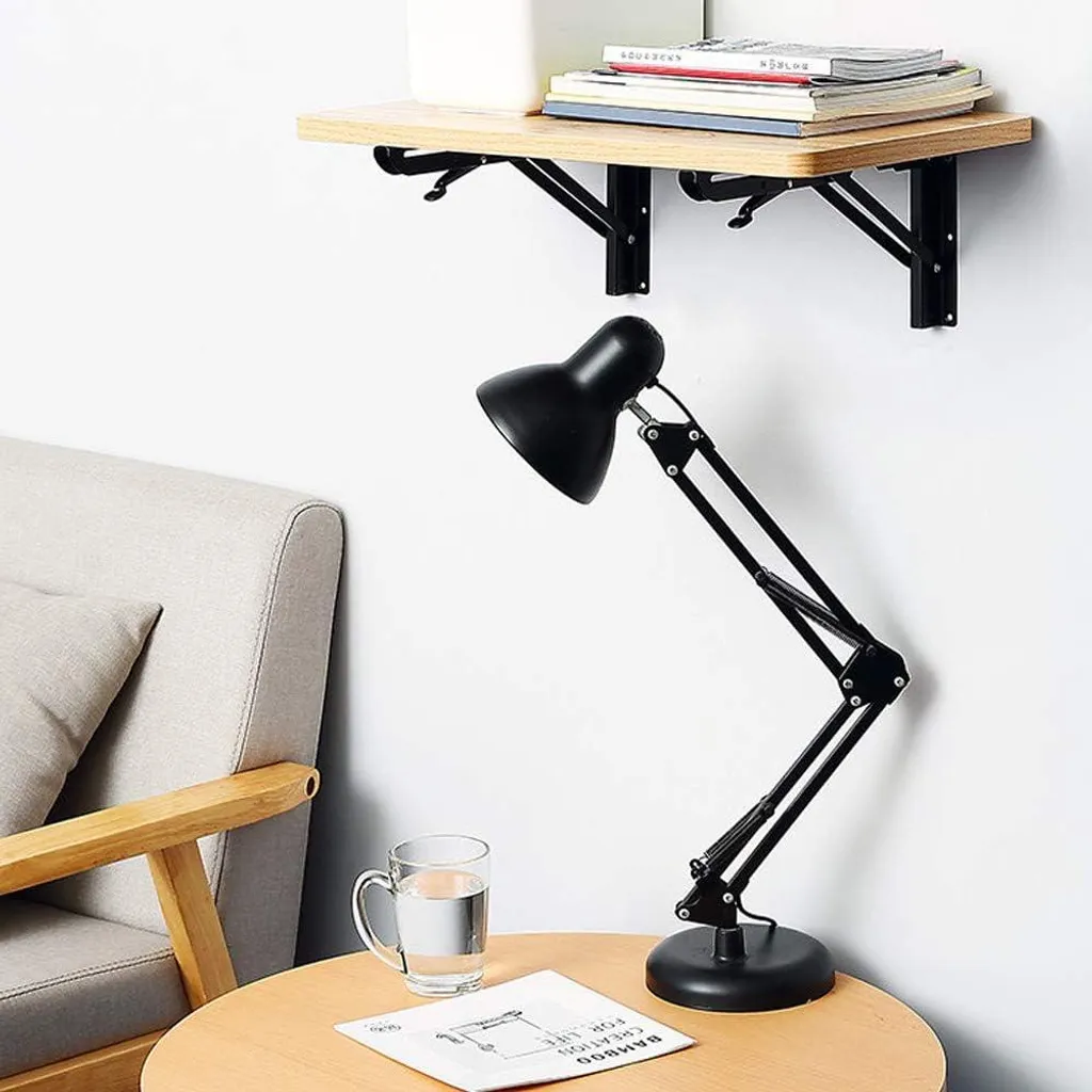 Équerres de fixation pliantes pour table et bibliothèque - Lot de 2 - 3