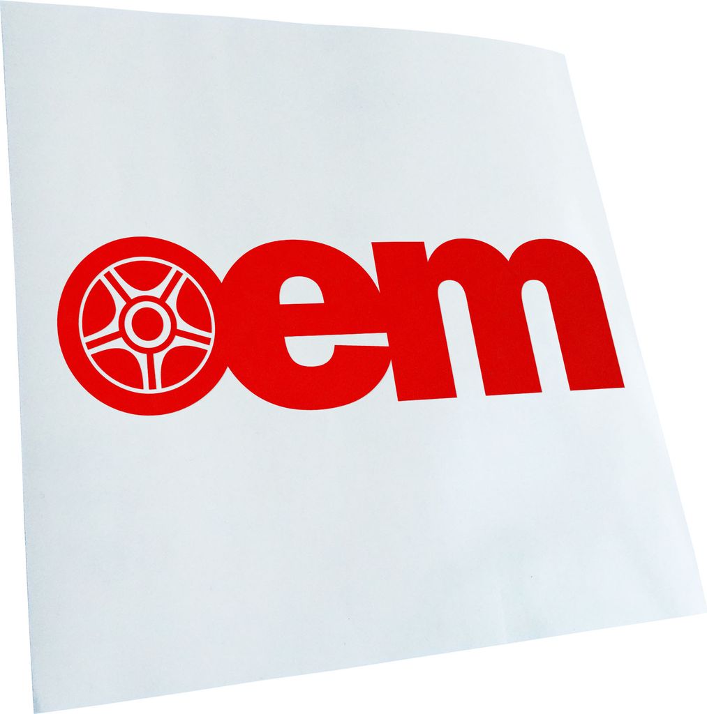 Kiwistar - Autoaufkleber - OEM Style Heckscheibenaufkleber - Aufkleber für Auto Kfz Fahrrad, LKW, Truck Mofa