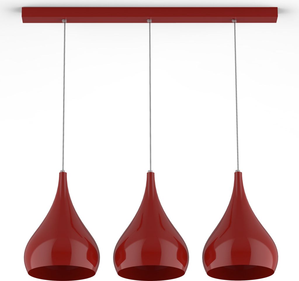 Calice Pendelleuchte Linear X3 Einfarbige Glanzende