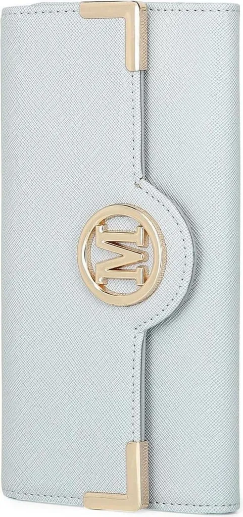 Porte-monnaie Femme Multicartes avec Compartiment Mobile en Simili Cuir - 6