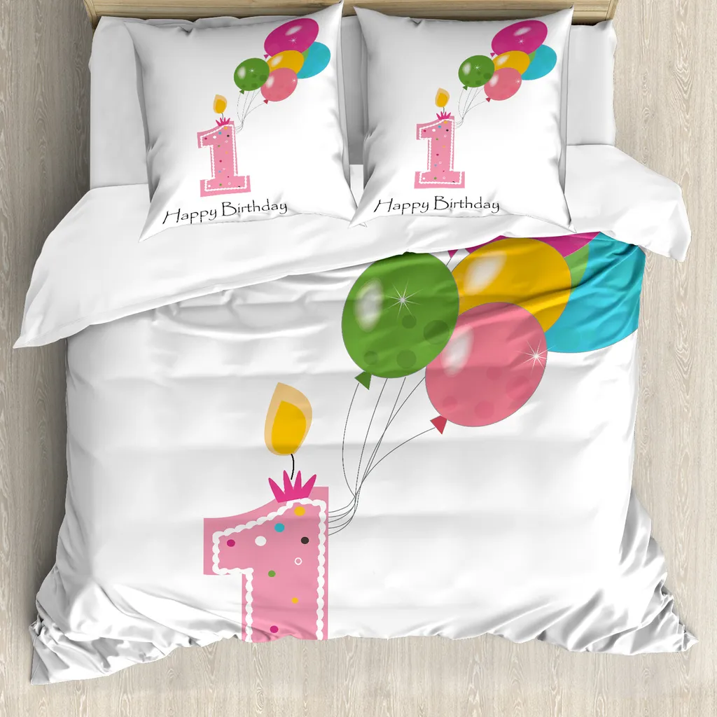 Set Letto Bambini 155x220 Rosa Bianco Abakuhaus Anallergico
