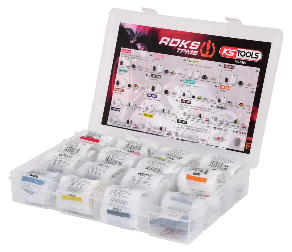 Service RDKS TPMS 142 pièces haute précision KS TOOLS - Modèle 149.0200