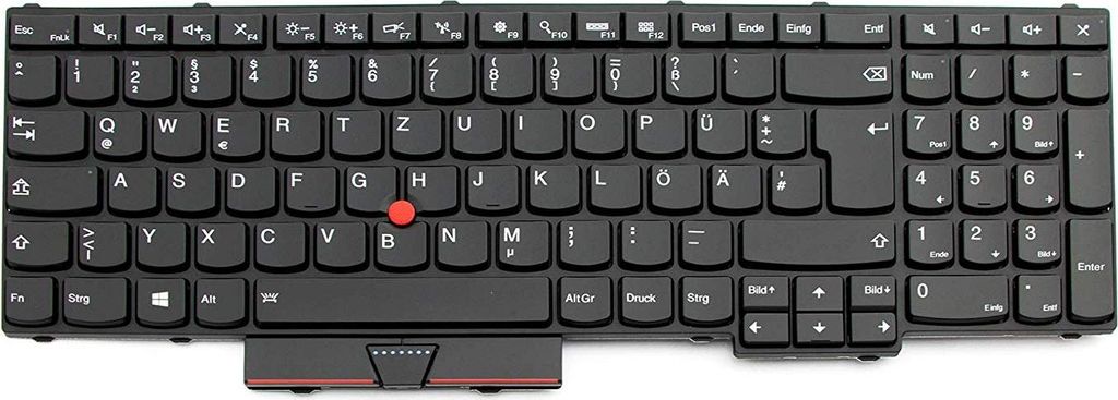 Lenovo Thinkpad Tastatur Keyboard DE QWERTZ 00PA382 mit Backlight