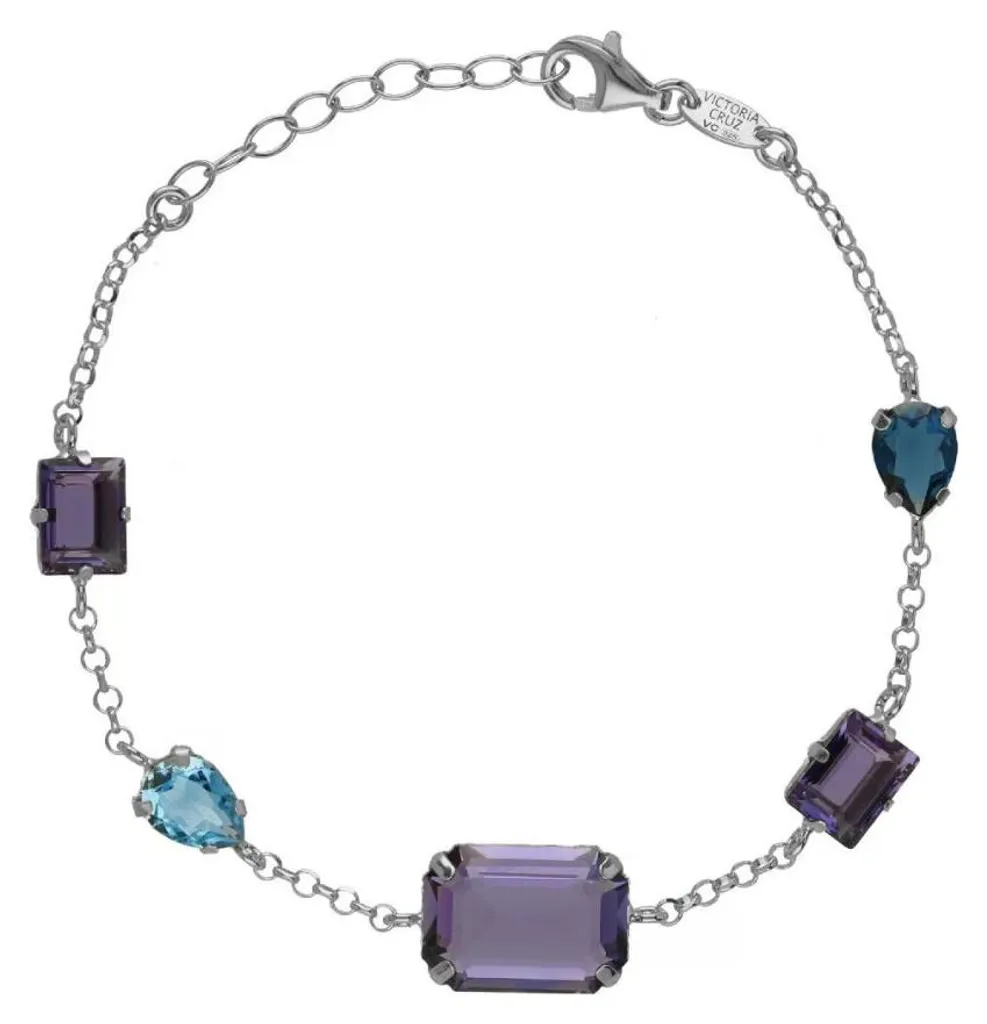Bracelet Argent et Cristaux Balance A4714-12HP - Cadeau Idéal Femme