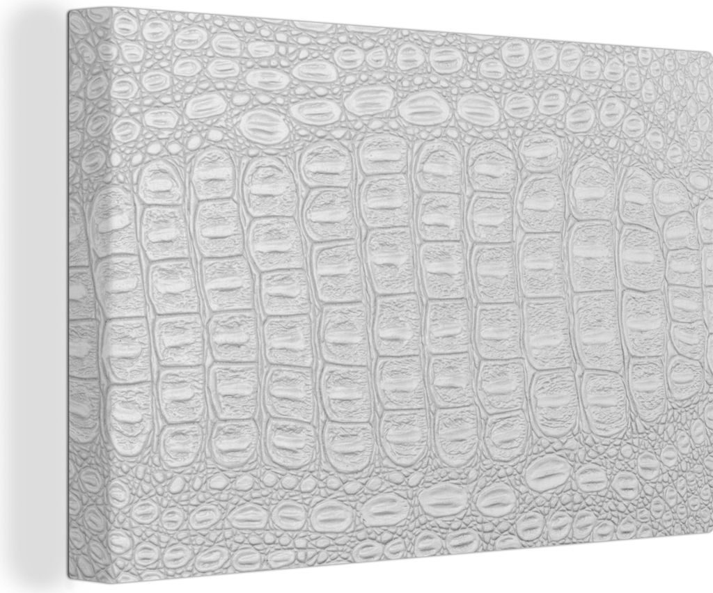 OneMillionCanvasses - Leinwandbilder - 140x90 cm, Leder - Textur - Tierhaut, Wandbilder Kunstdruck Wanddekoration - Foto auf Leinwand - Gemälde ...